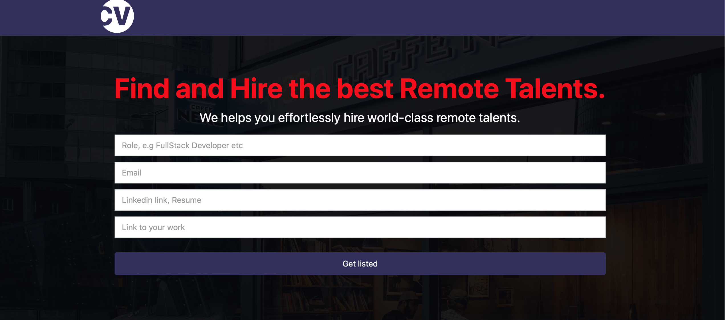 RemoteCV gallery image