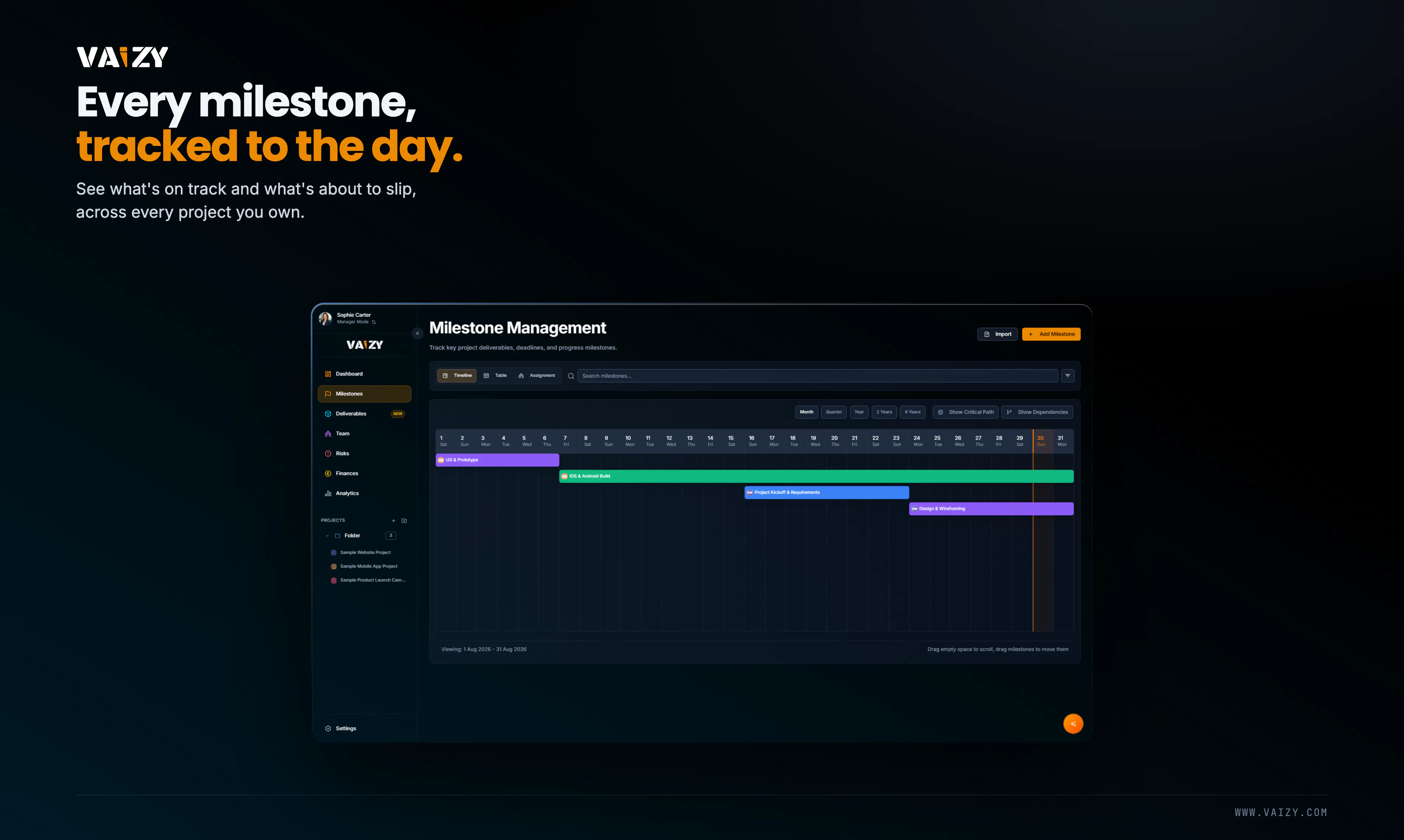 Vaizy screenshot