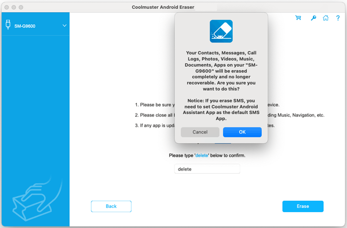 Coolmuster Android Eraser for Mac gallery image