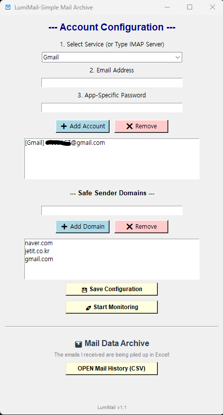 LumiMail - Screenshot 2 showing product features and functionality