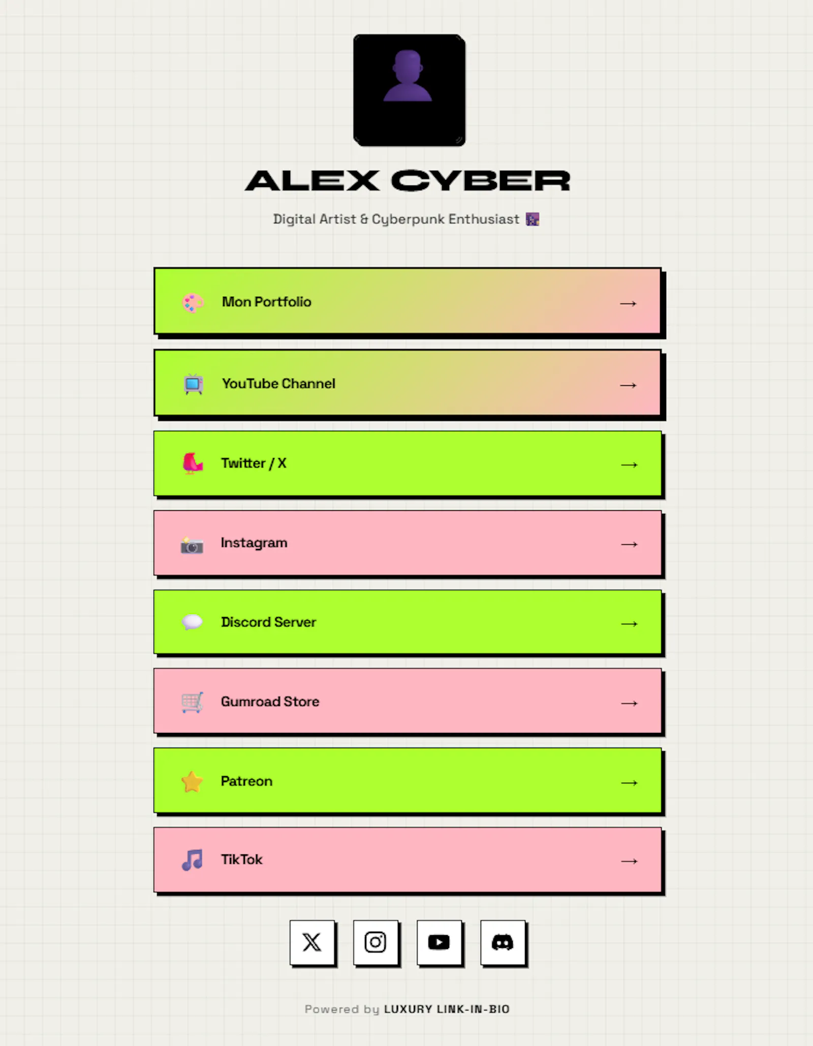 Self-hosted Linktree alternative. screenshot 1