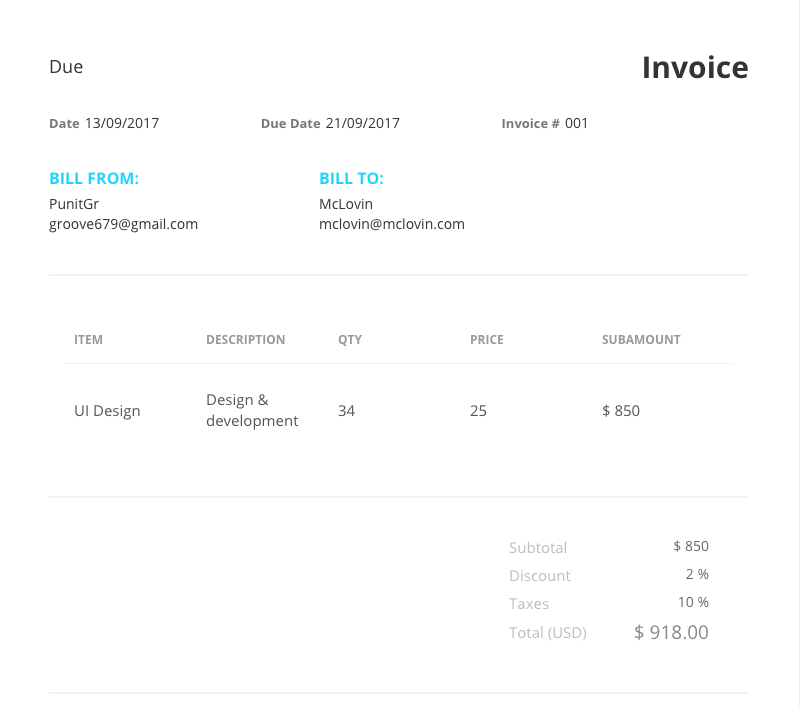 QuickBill gallery image