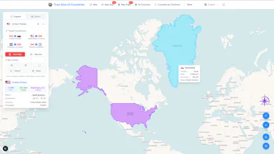 TrueSizeOfCountries.org gallery image