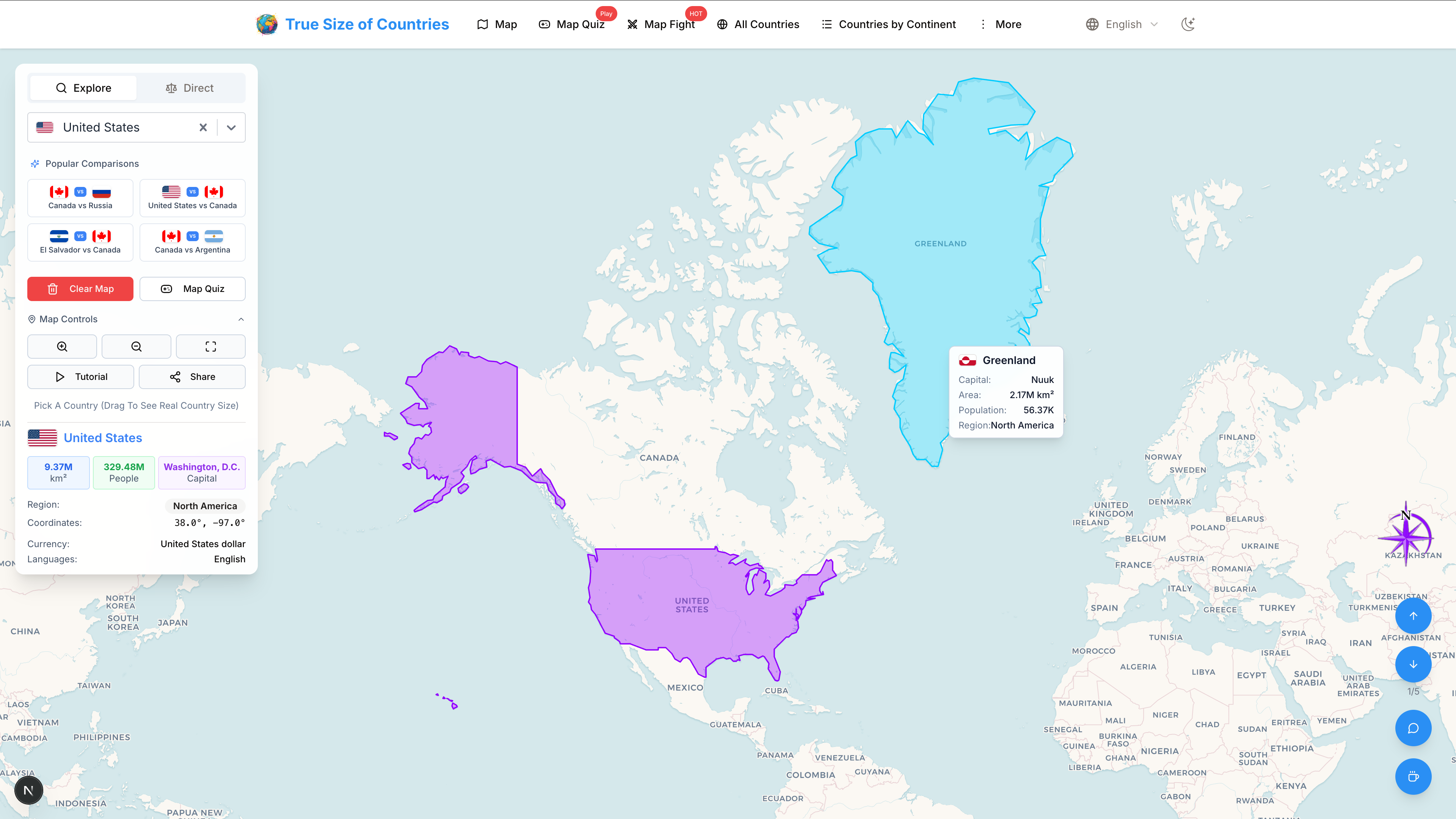 Média TrueSizeOfCountries.org - La carte du monde vous a menti - voir la vérité 5