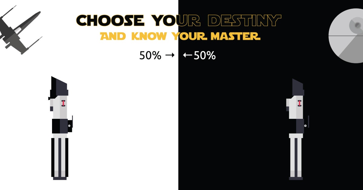 Choose your side and know your Master! gallery image