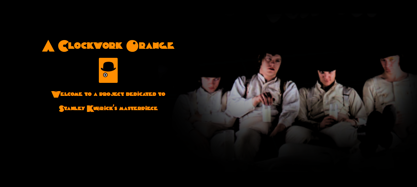 Media Projek Orange Clockwork - Projek yang didedikasikan untuk karya Stanley Kubrick 1