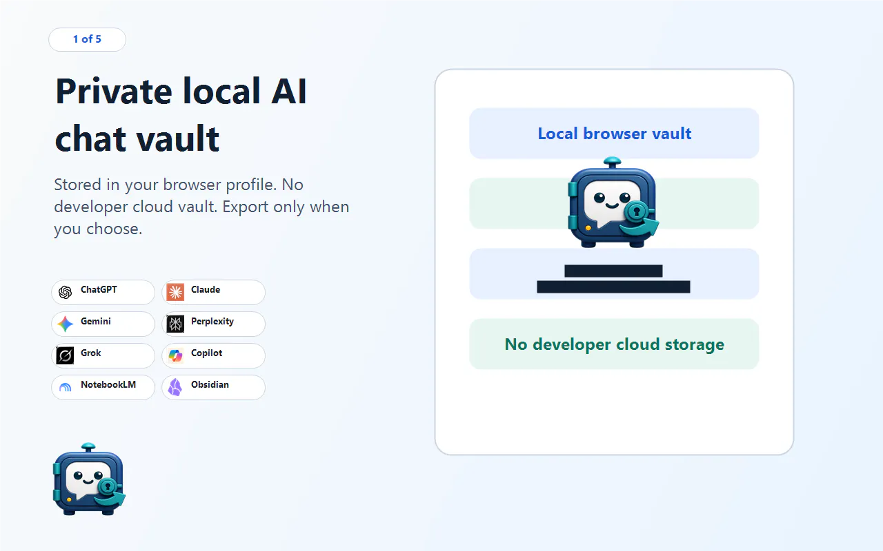 AI Chat Exporter: Local Vault gallery image