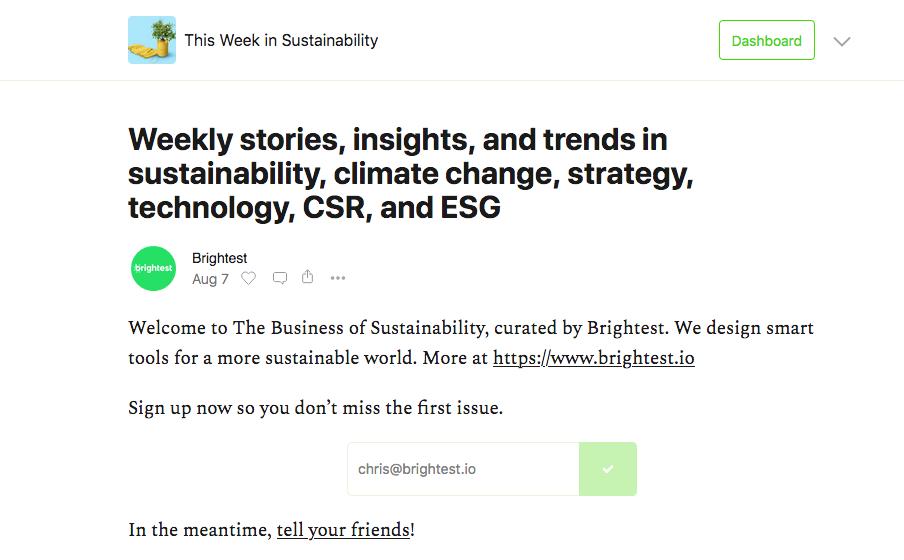This Week in Sustainability gallery image