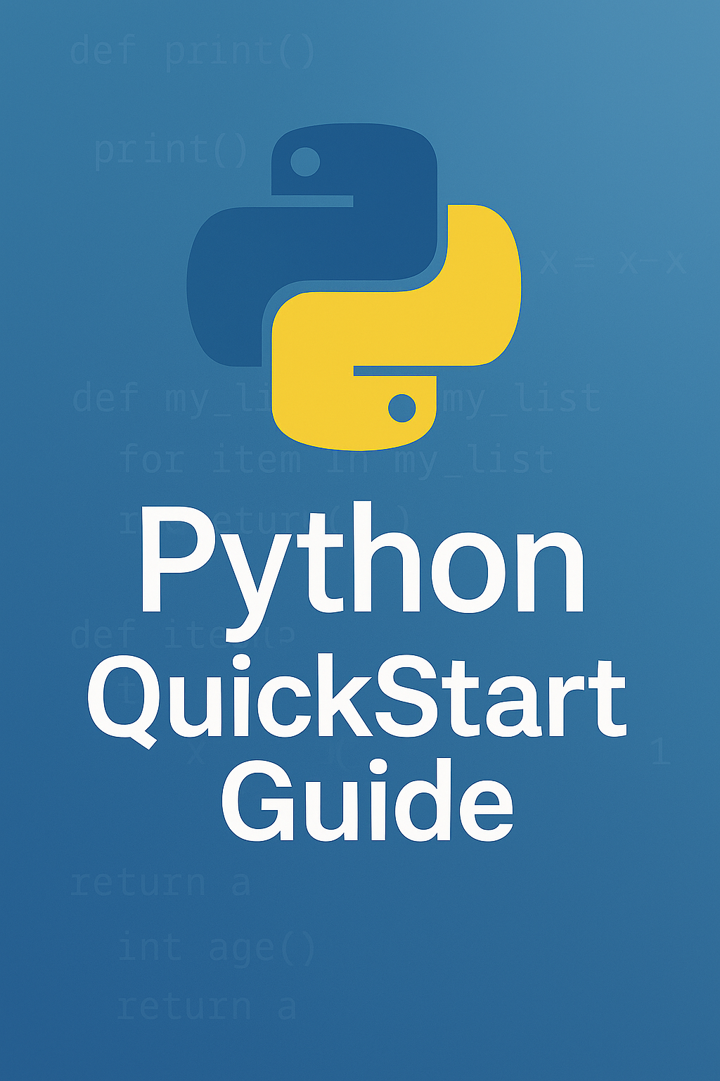 Guía de python QuickStart