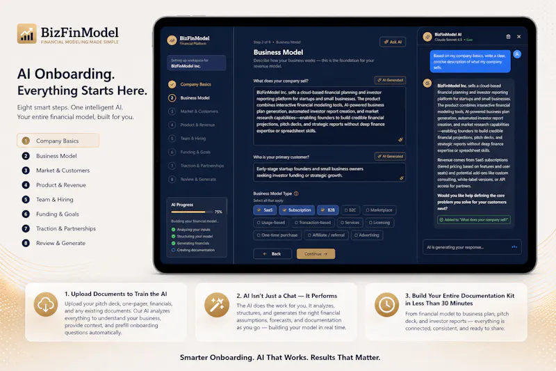 BizFinModel screenshot 3