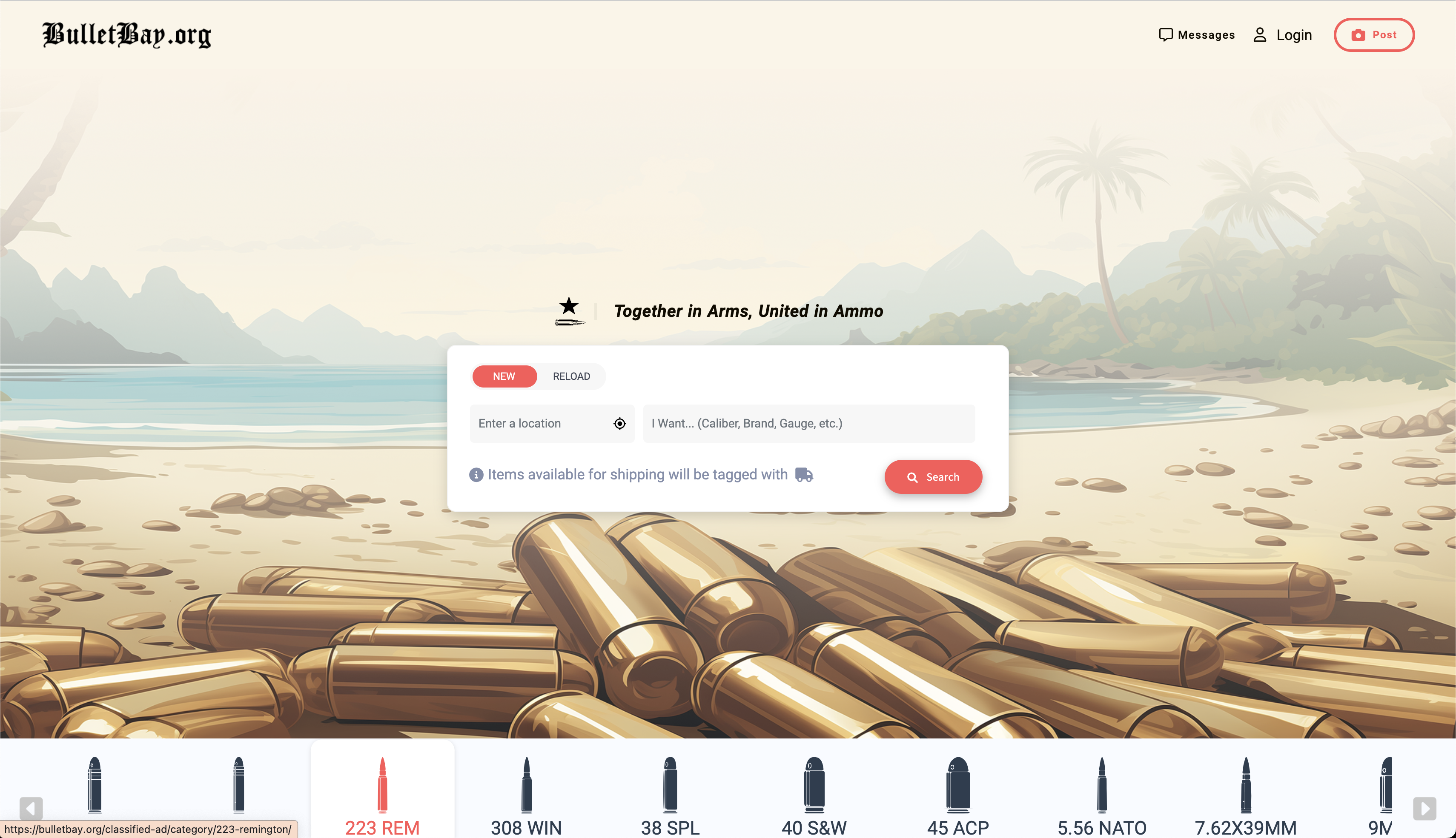 bulleetbay.org - سوق تداول الذخيرة