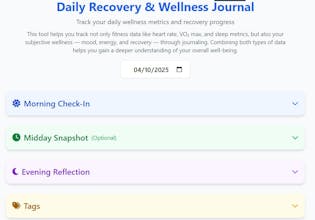 Daily Recovery & Wellness Journal gallery image