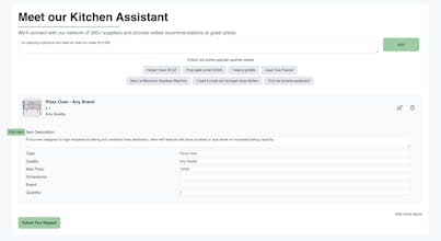 Backhouse Restaurant Equipment Assistant gallery image