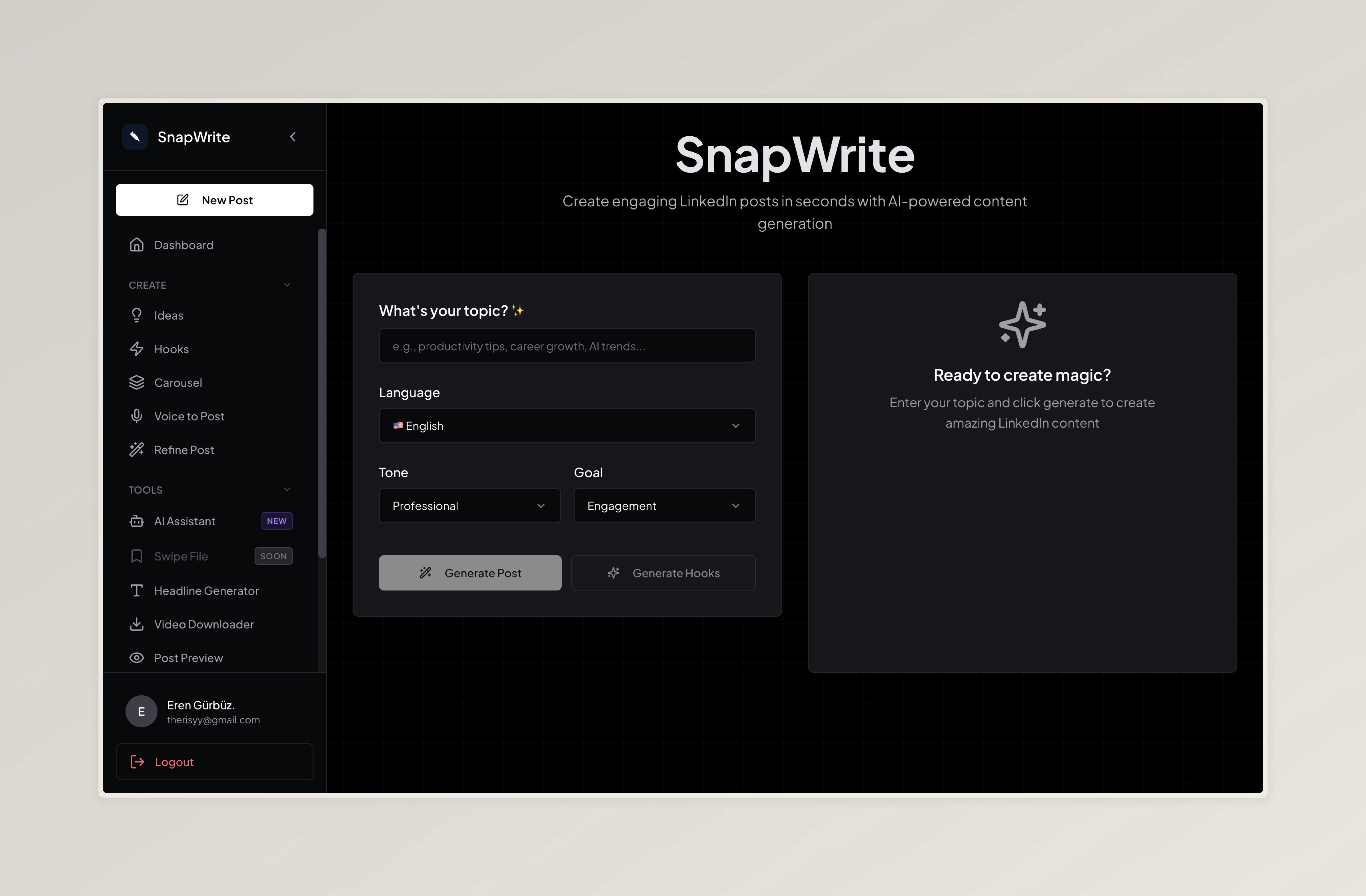 SnapWrite gallery image