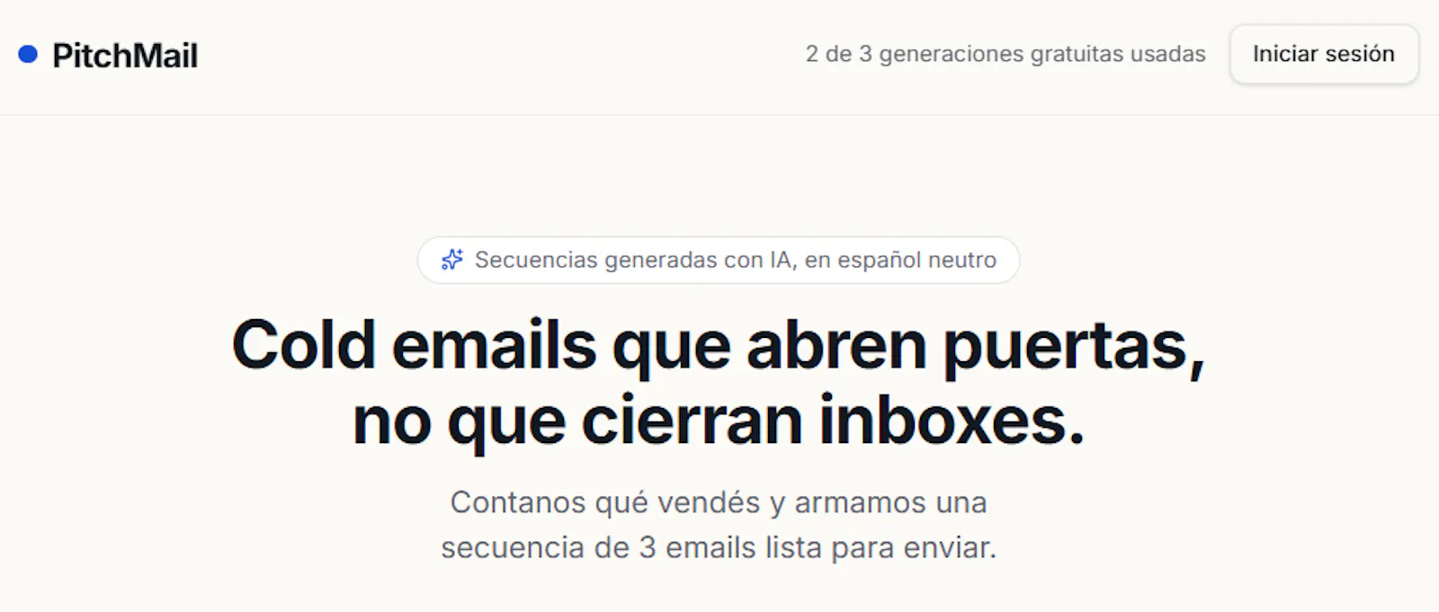 PitchMail screenshot 2
