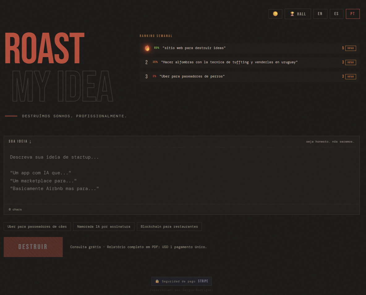 RoastMyIdea gallery image