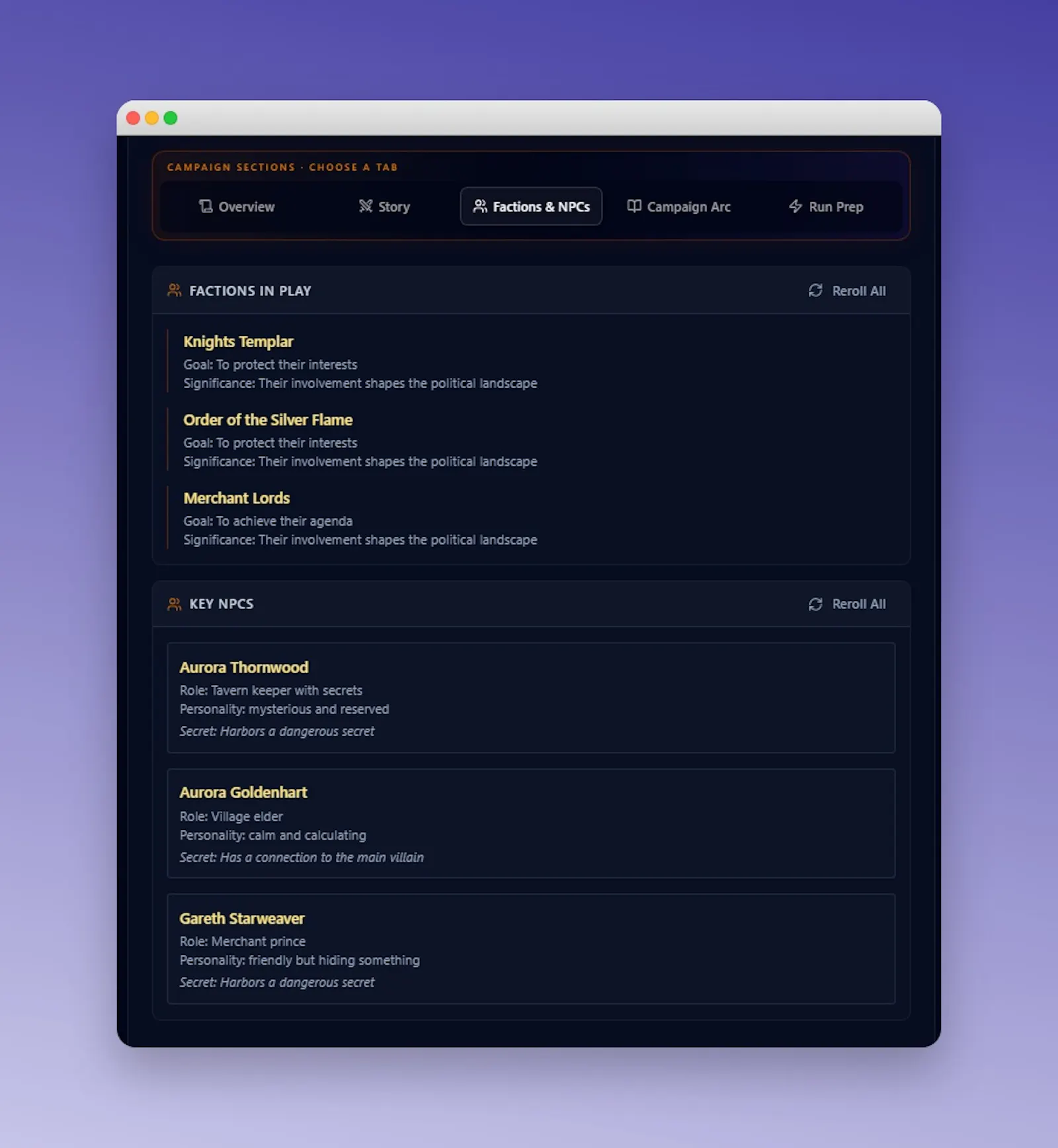 SessionRoll screenshot 2
