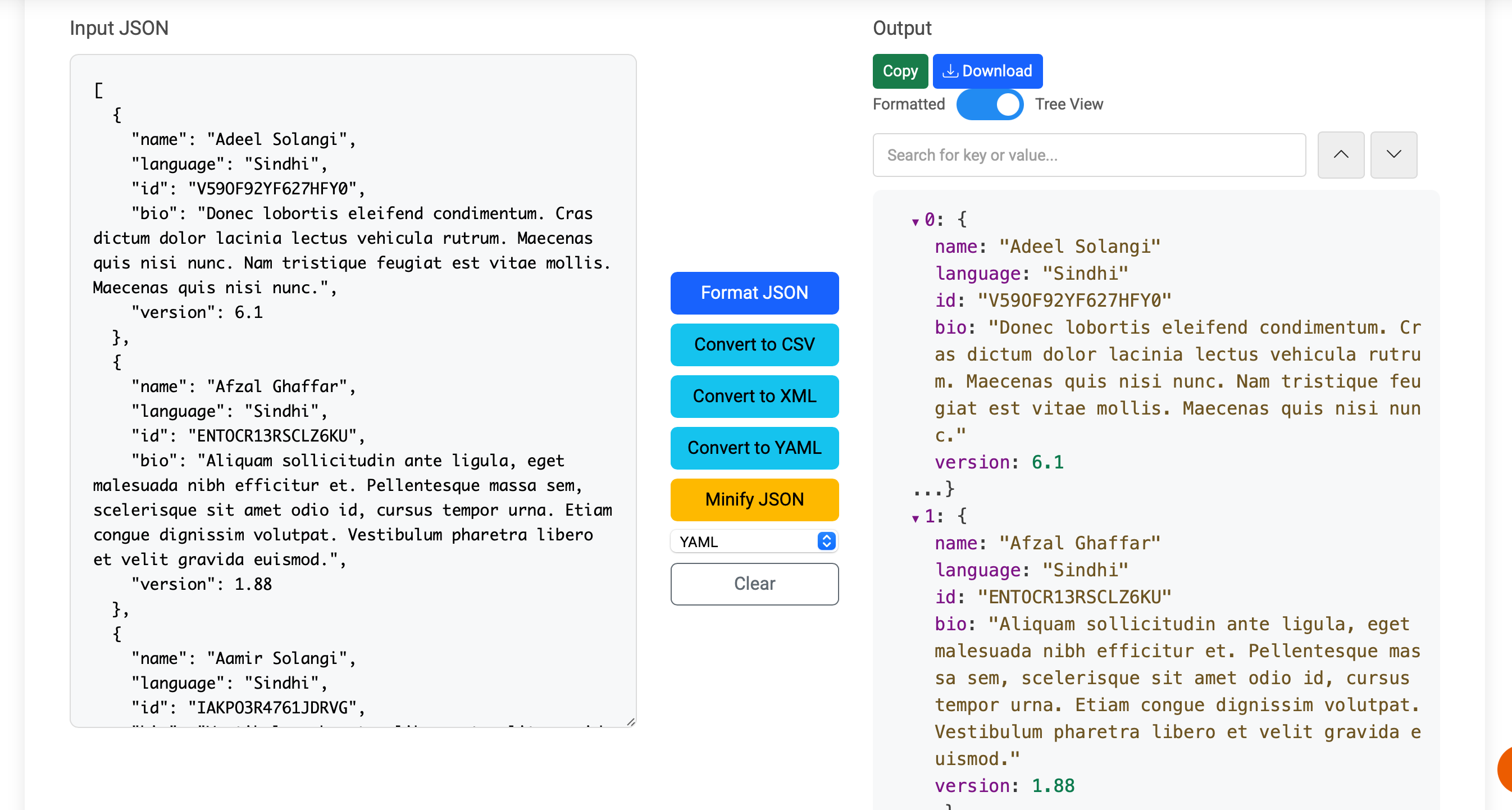 JSON -Tools: Format, konvertieren und visualisieren Medien 1
