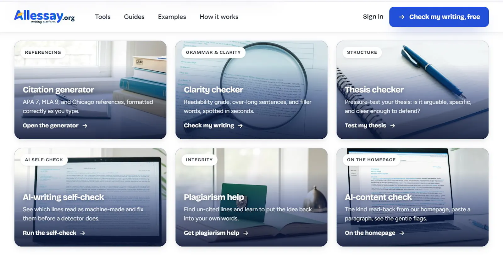 Allessay.org screenshot 2