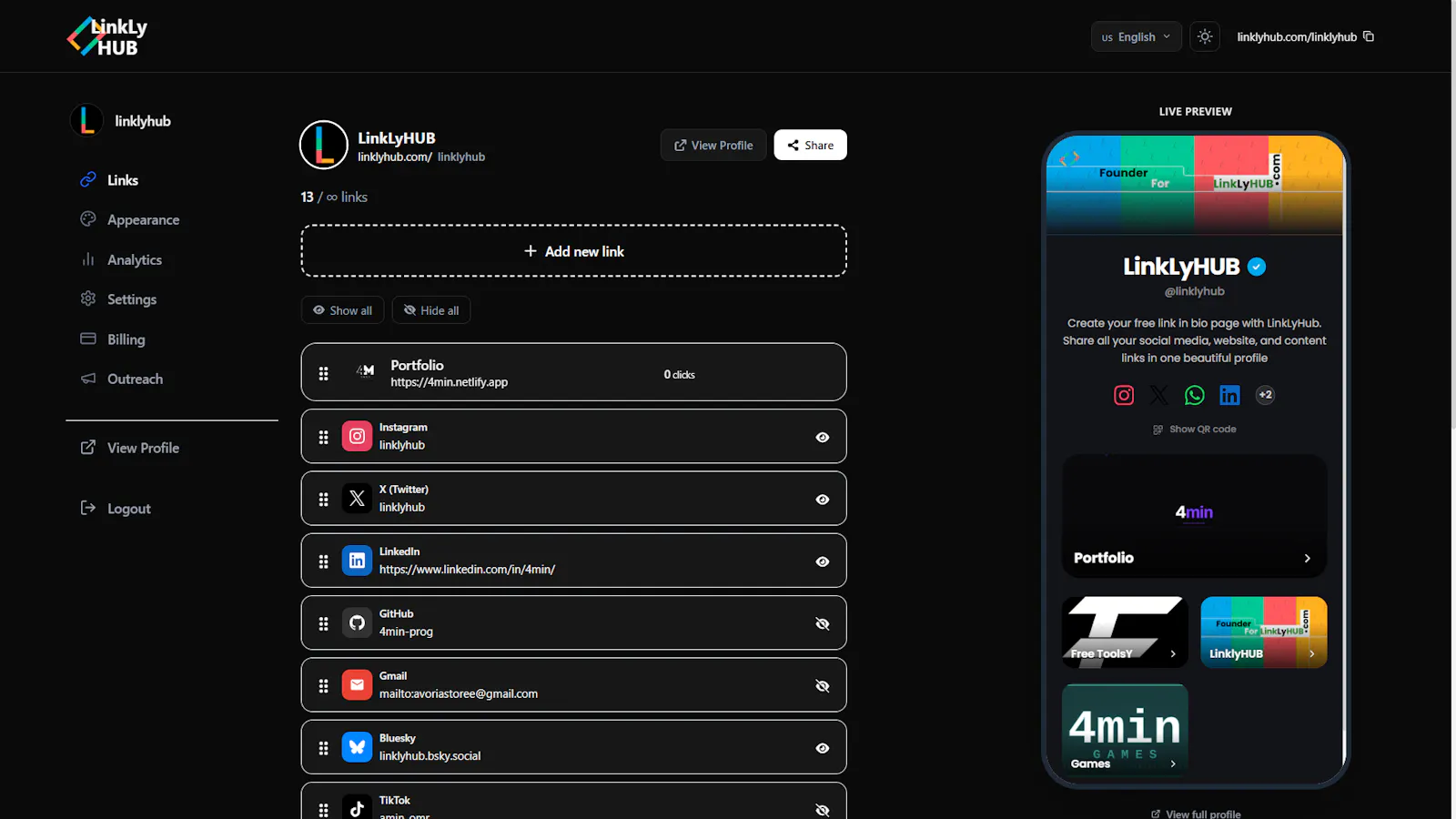 LinkLyHub screenshot 3