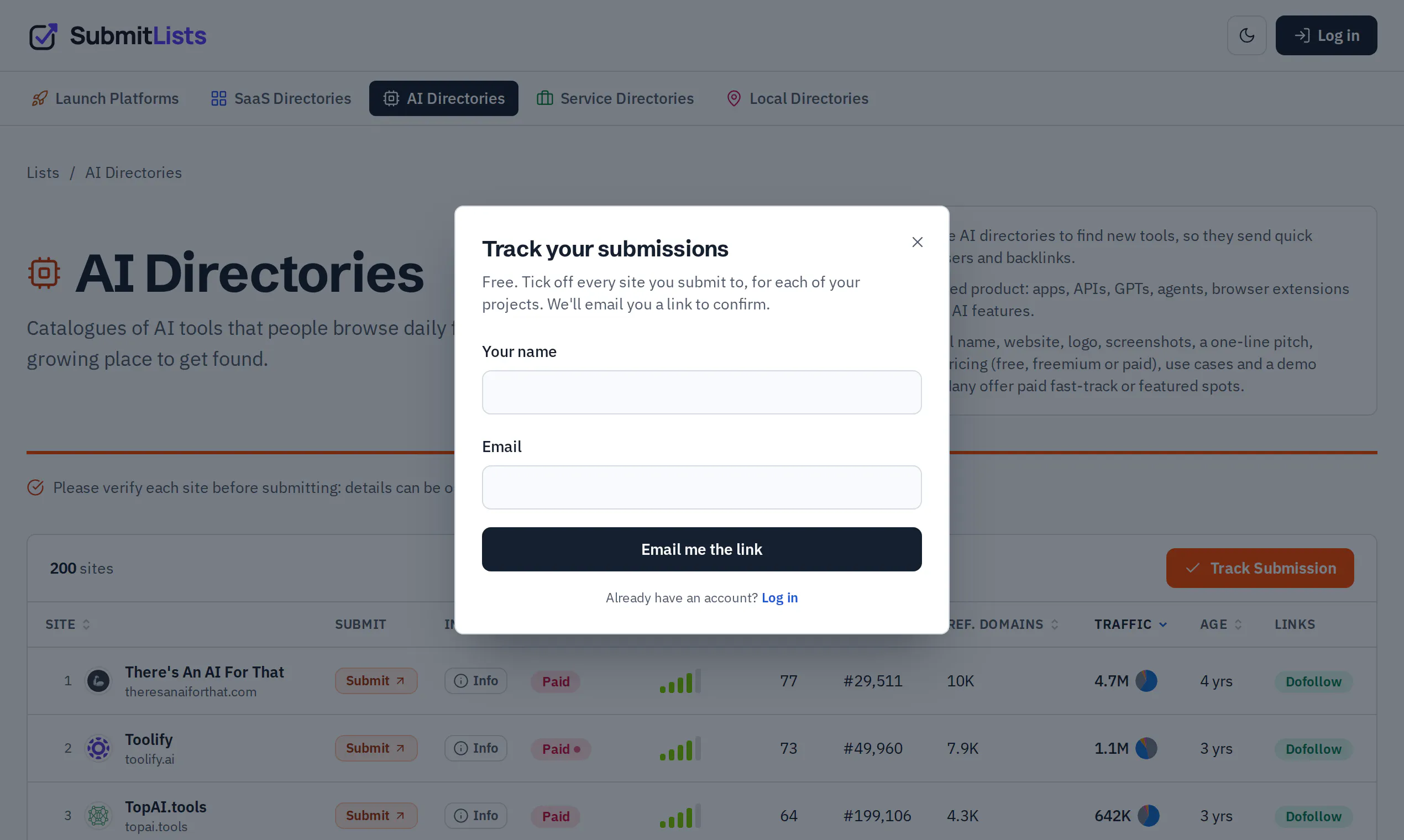 SubmitLists screenshot 6