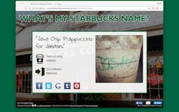 What's My Starbucks Name? media 2