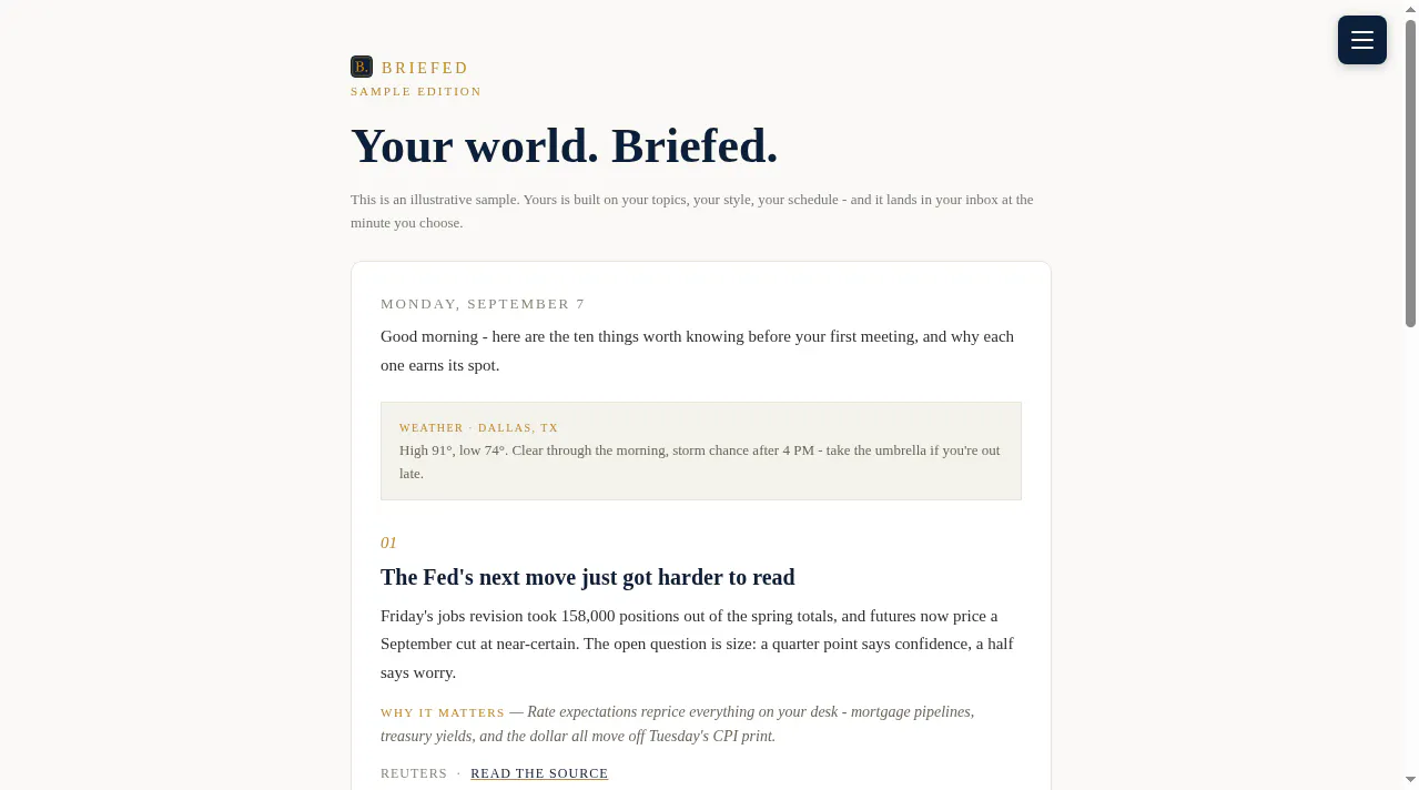 Briefed gallery image