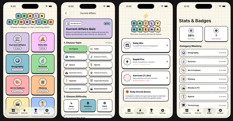 General Knowledge : Quiz Game screenshot 1