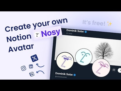 Nozy – Free Notion Style Avatar Creator gallery image