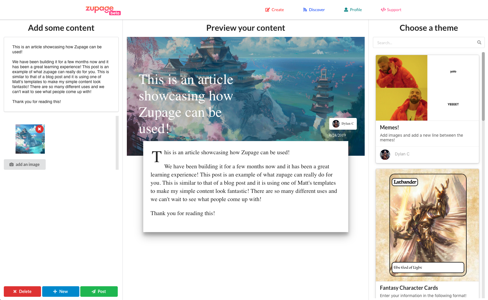 Zupage gallery image