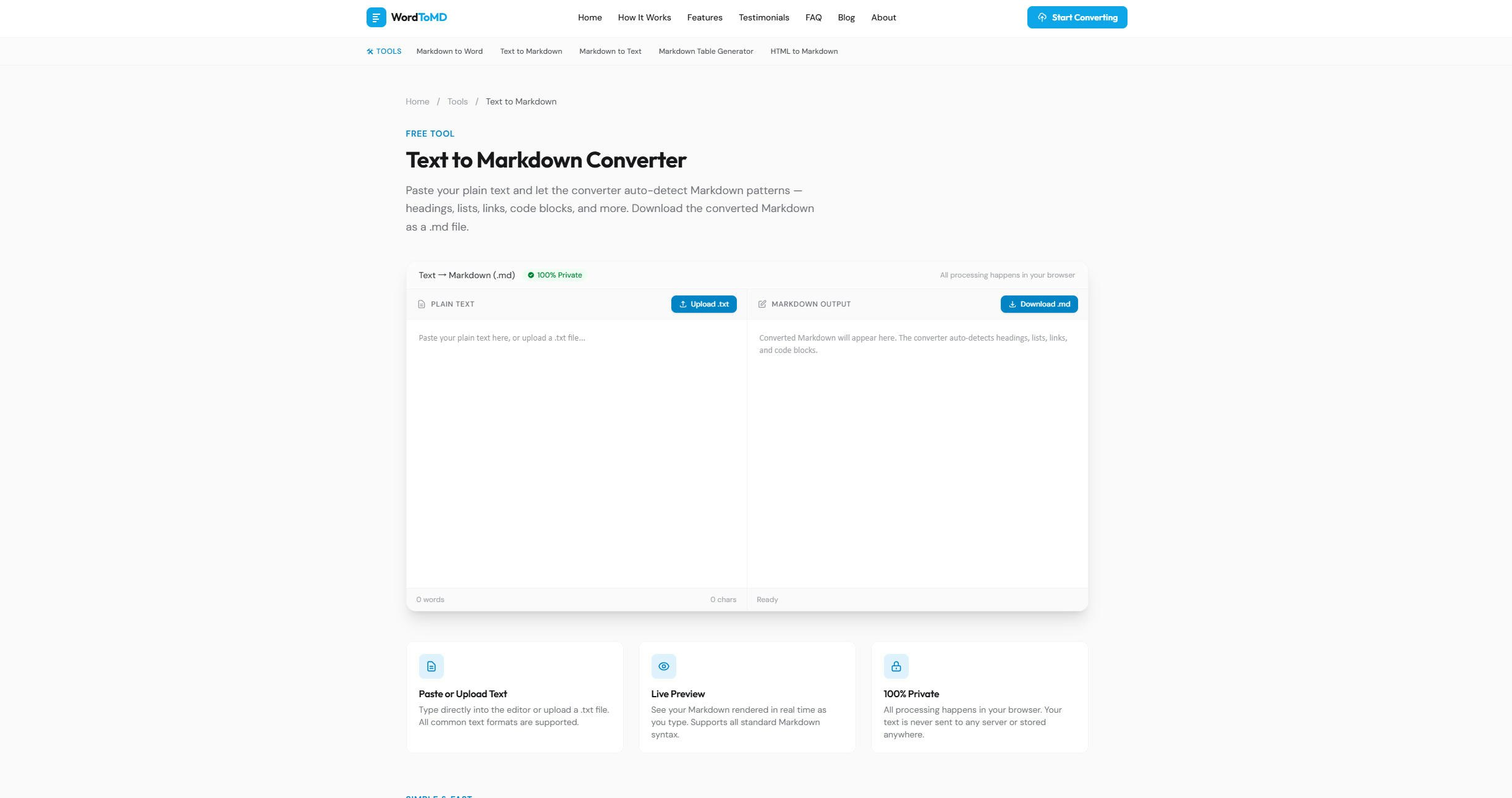 WordToMD — Word to Markdown Converter gallery image