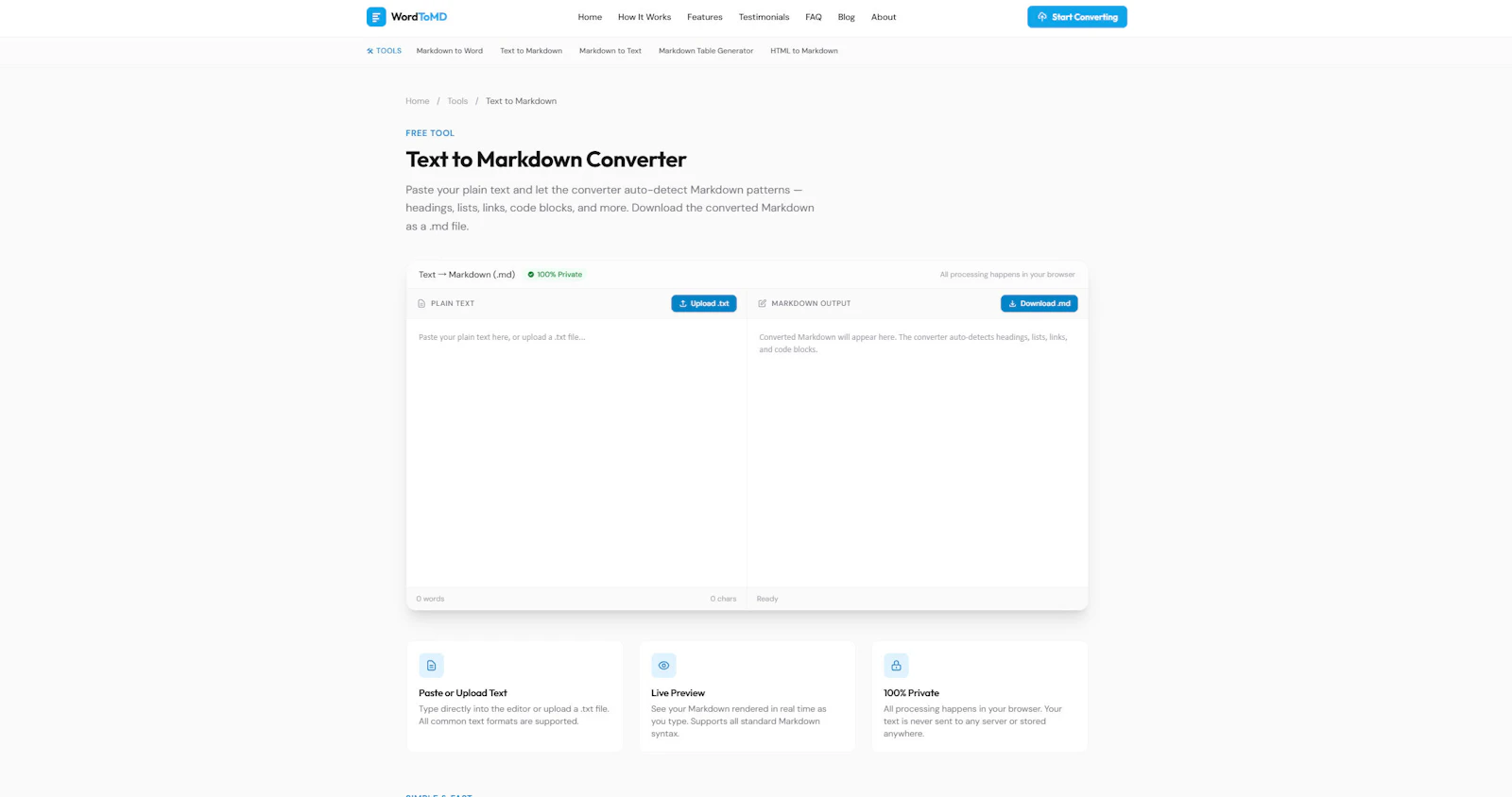 WordToMD — Word to Markdown Converter screenshot 3