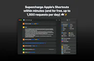 GenAI API for Apple Shortcuts