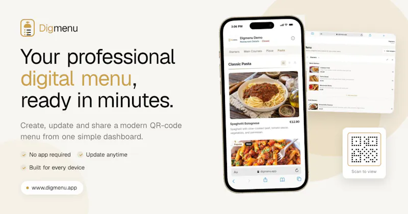 Digmenu screenshot 1