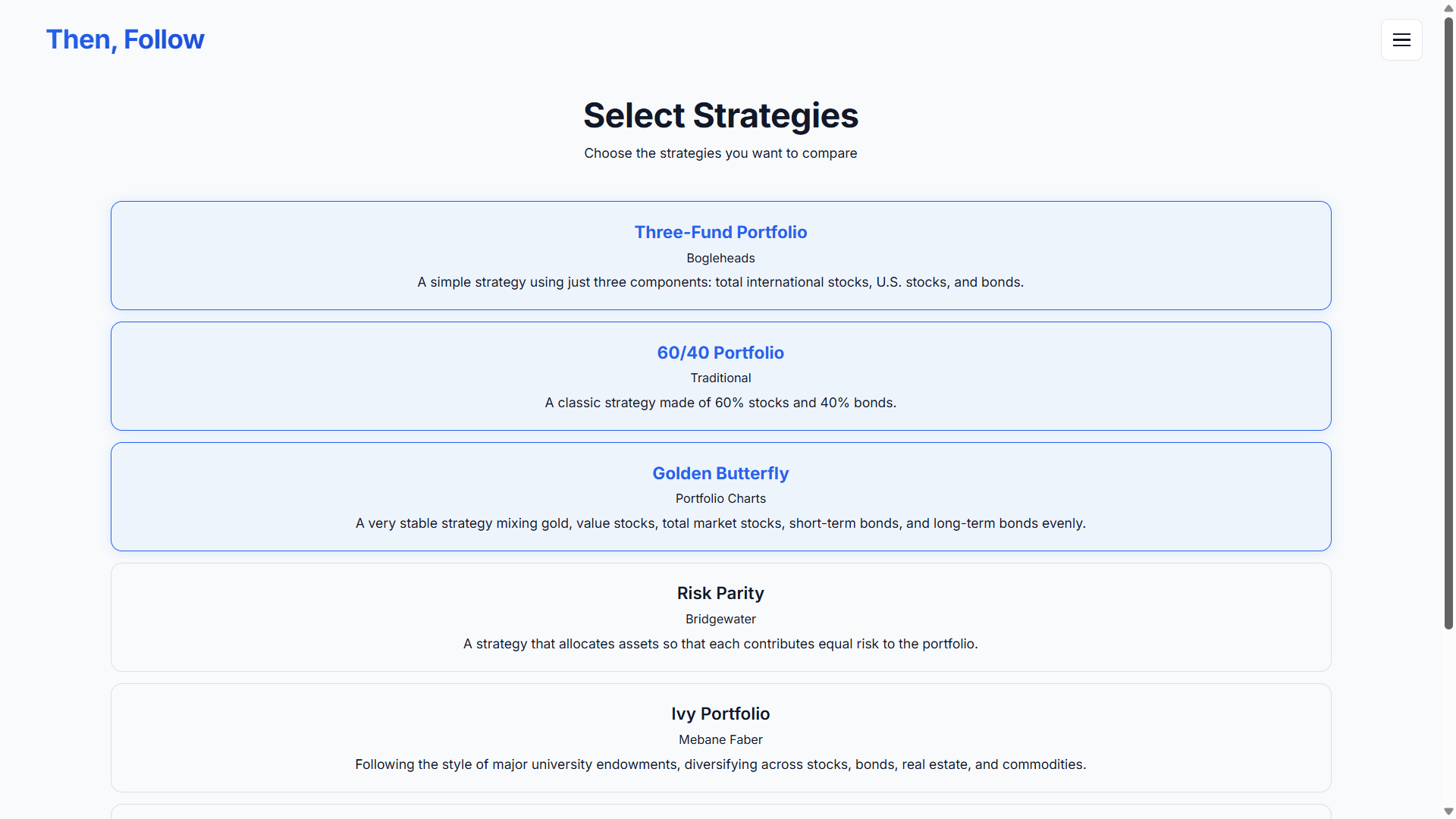 Then, Follow - Screenshot 3 showing product features and functionality