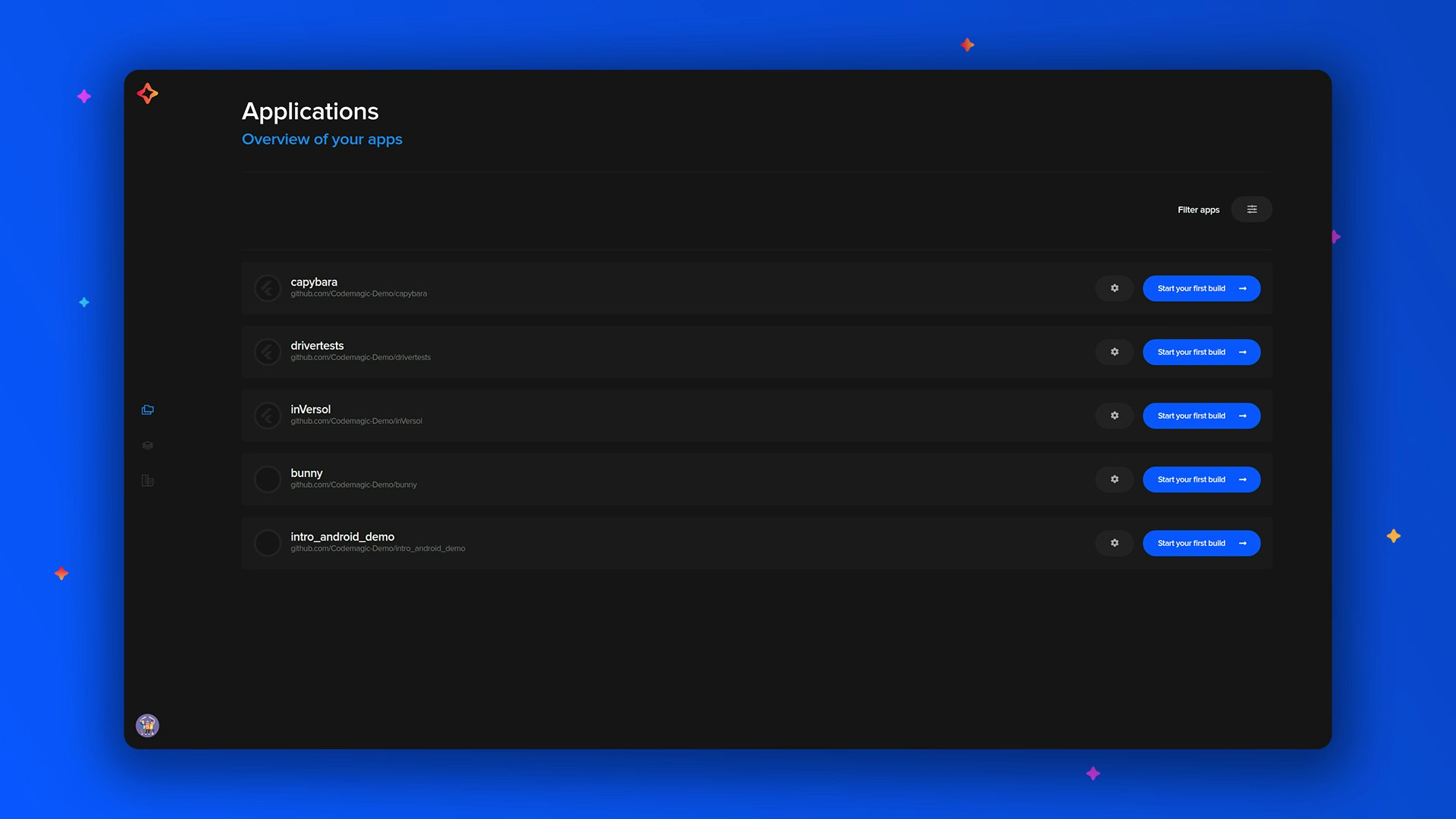 codemagic.io gallery image
