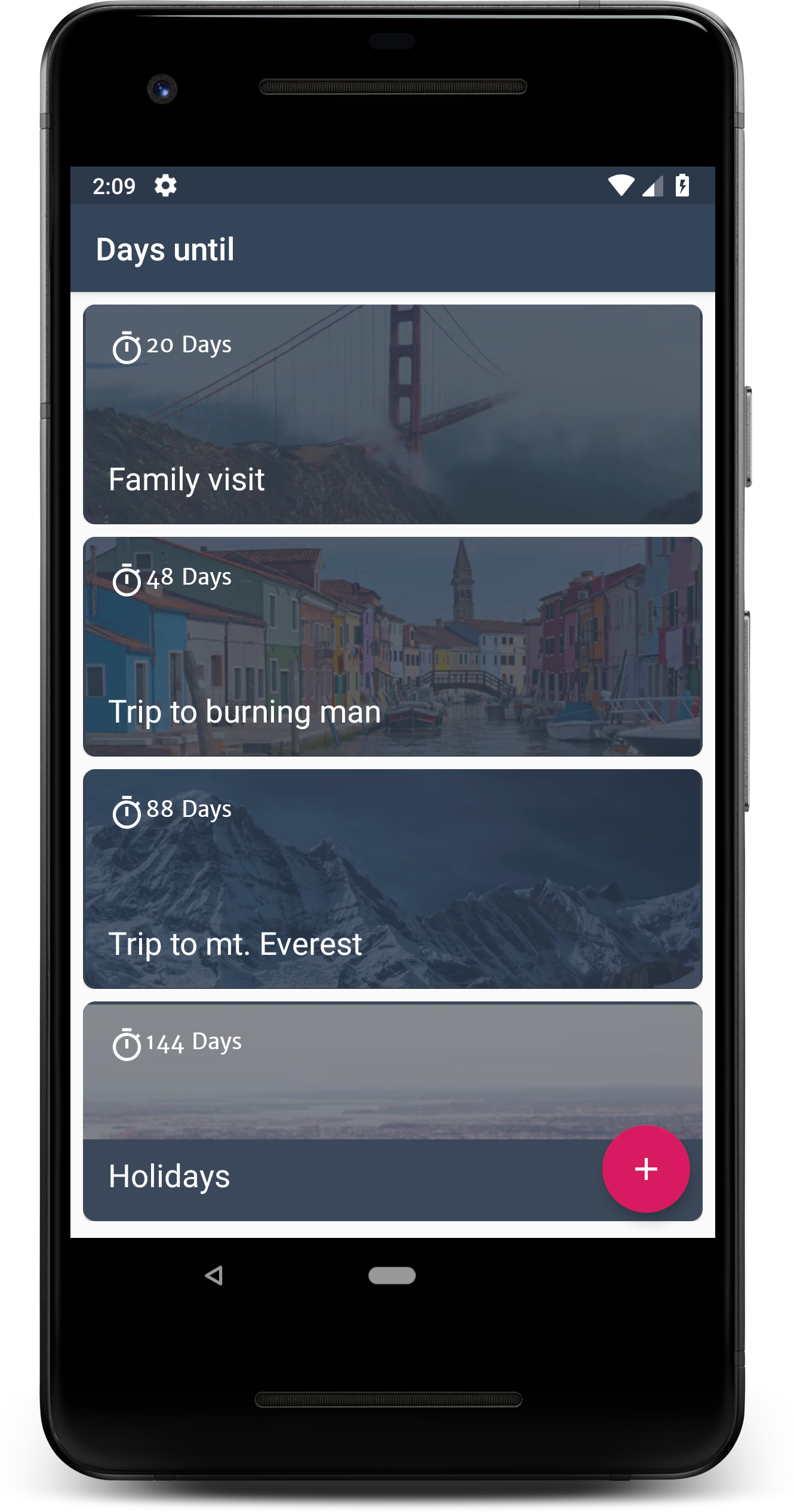 Countdown app gallery image