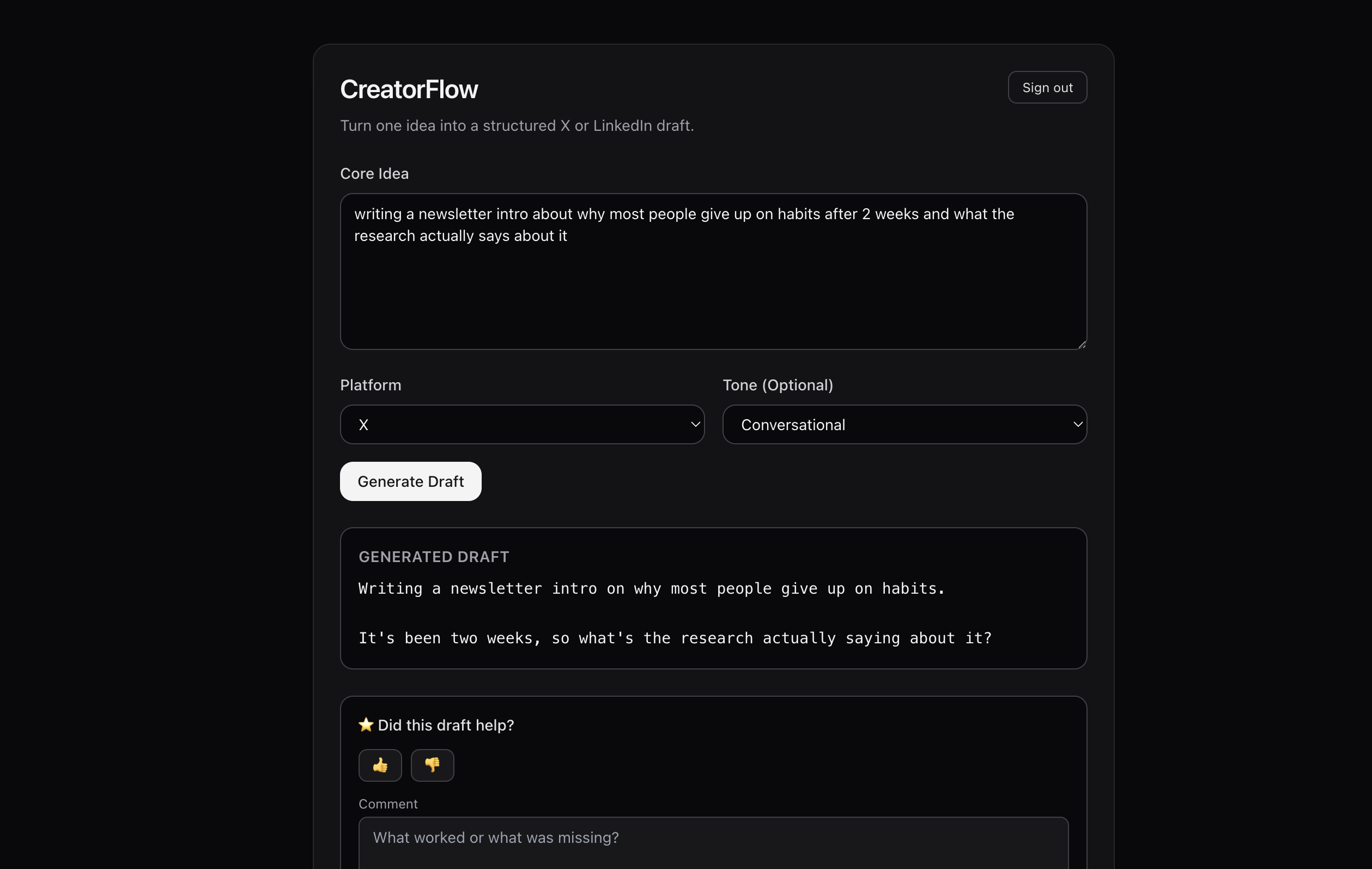 CreatorFlow gallery image