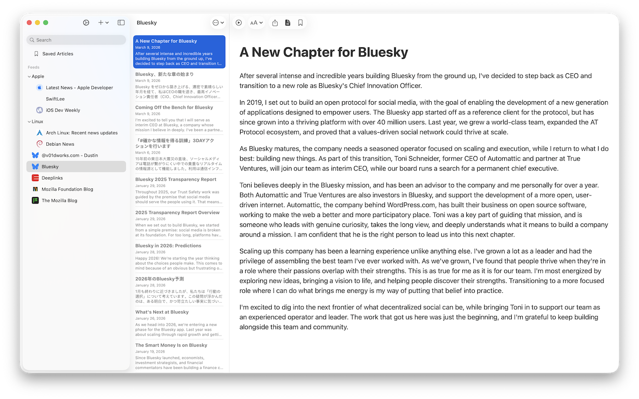 SwiftWire - RSS Reader gallery image