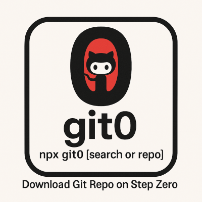 Git0 - 💻⚒เครื่องมือ CLI ในการค้นหา git ดาวน์โหลดแหล่งที่มาและเผยแพร่ media 1