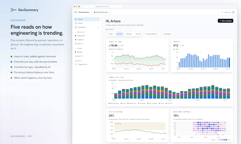 DevSummary screenshot 3