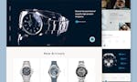 Luxury Watch Website Design image