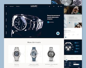 Luxury Watch Website Design gallery image