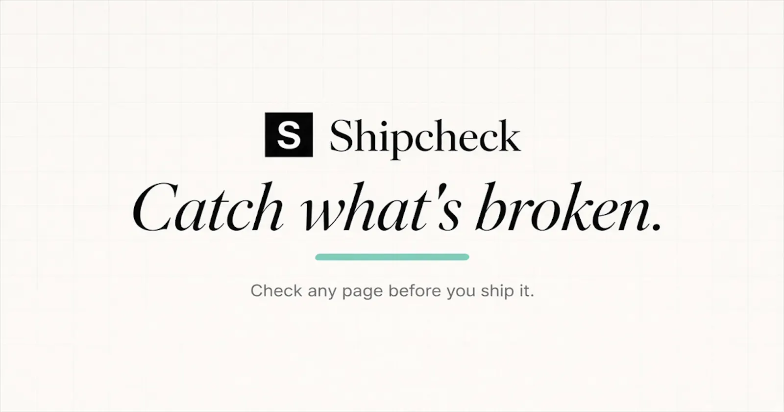 Shipcheck screenshot 1