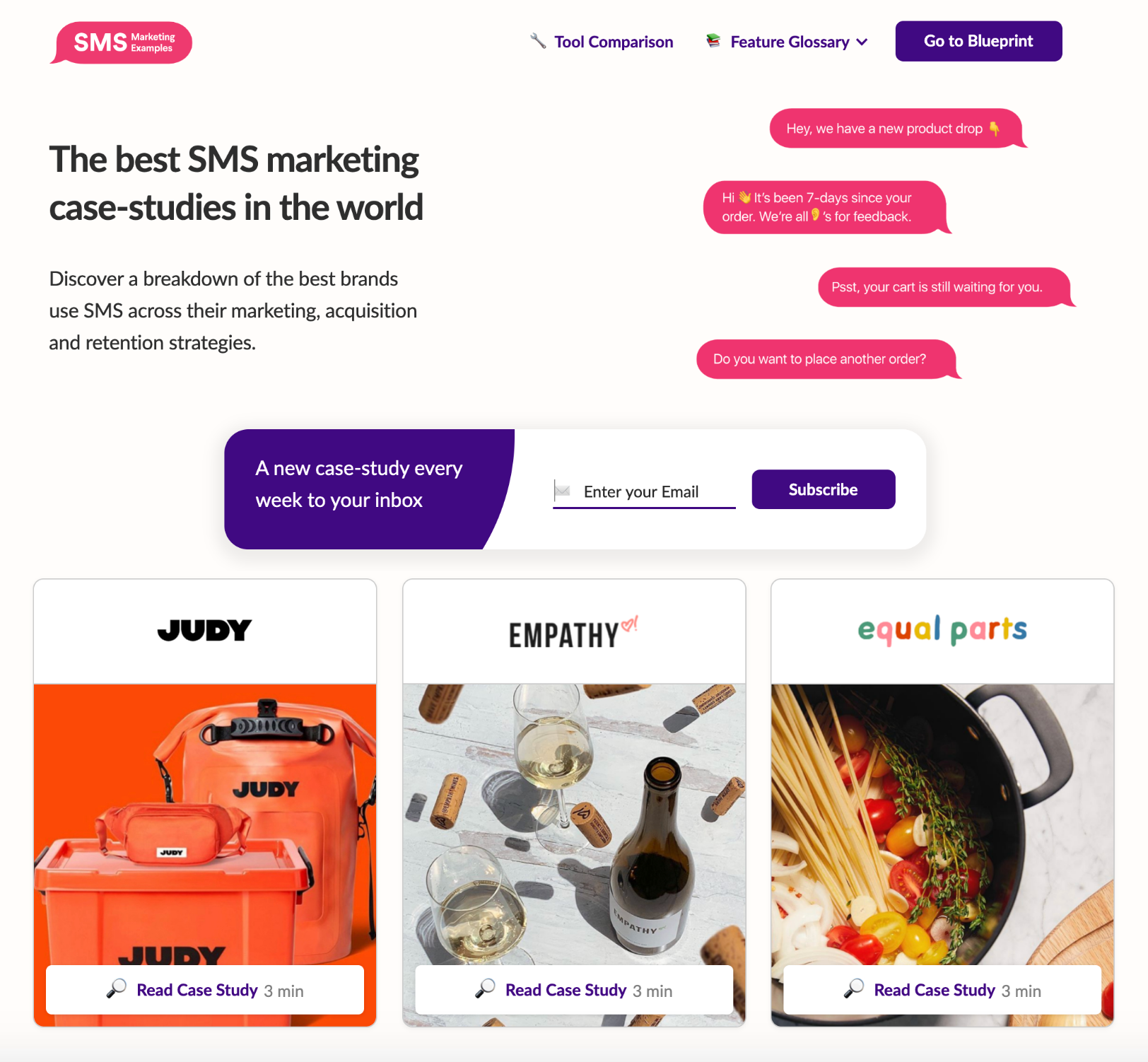 SMS Marketing Examples gallery image