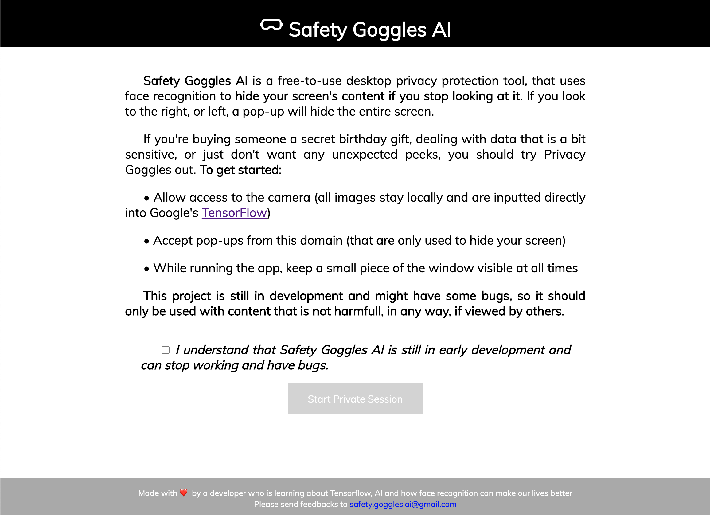 Safety Goggles AI gallery image