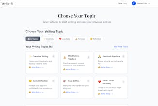 Write-it gallery image