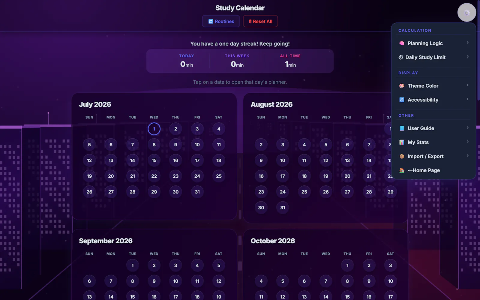 Study Planner & Time Management Tool screenshot 2