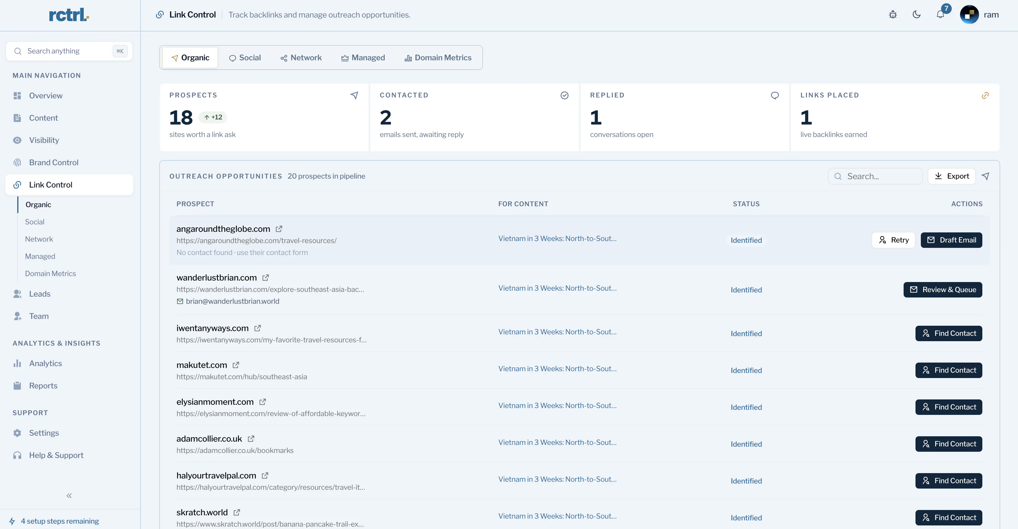 RankControl screenshot