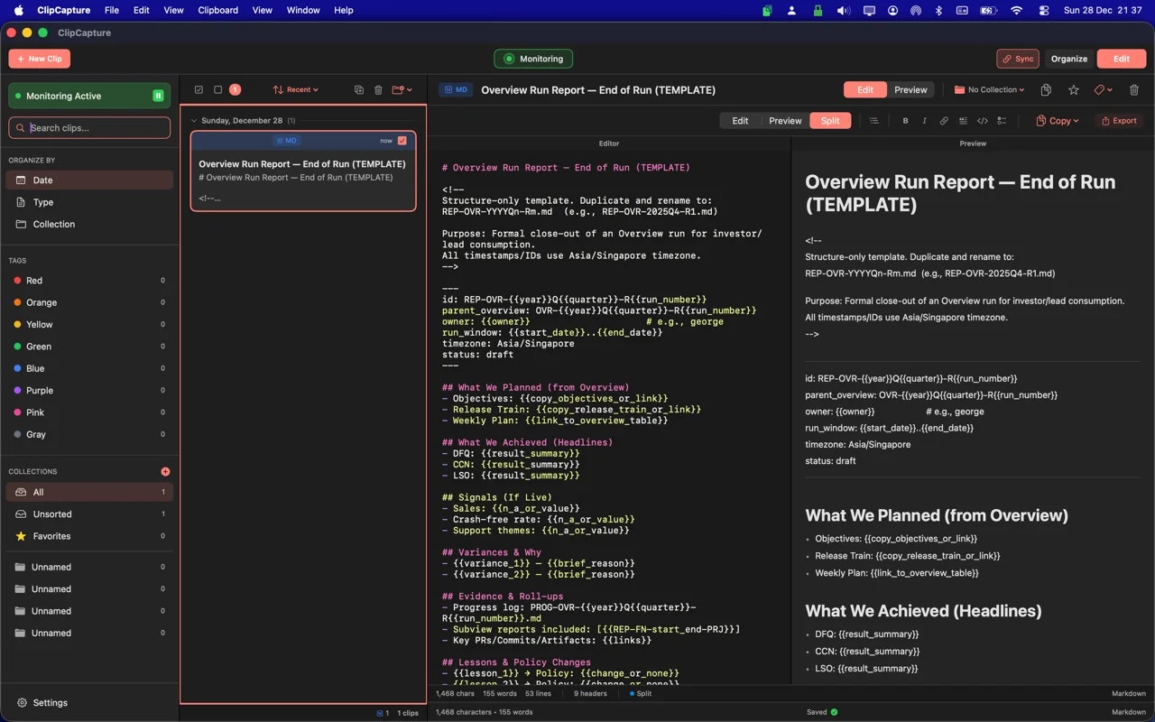 ClipCapture: Clipboard Manager gallery image